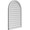 Ekena Millwork Round Top Surface Mount PVC Gable Vent w/ 2"W x 2"P Brickmould Sill Frame, 28"W x 40"H GVPRT28X4003SN - alternate 2